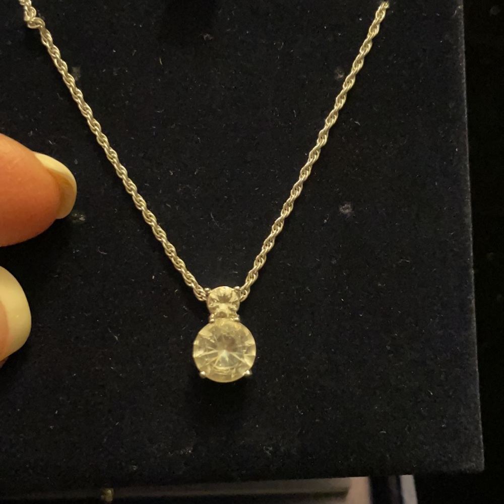 Swarovski “Diamond” Solitaire Necklace
